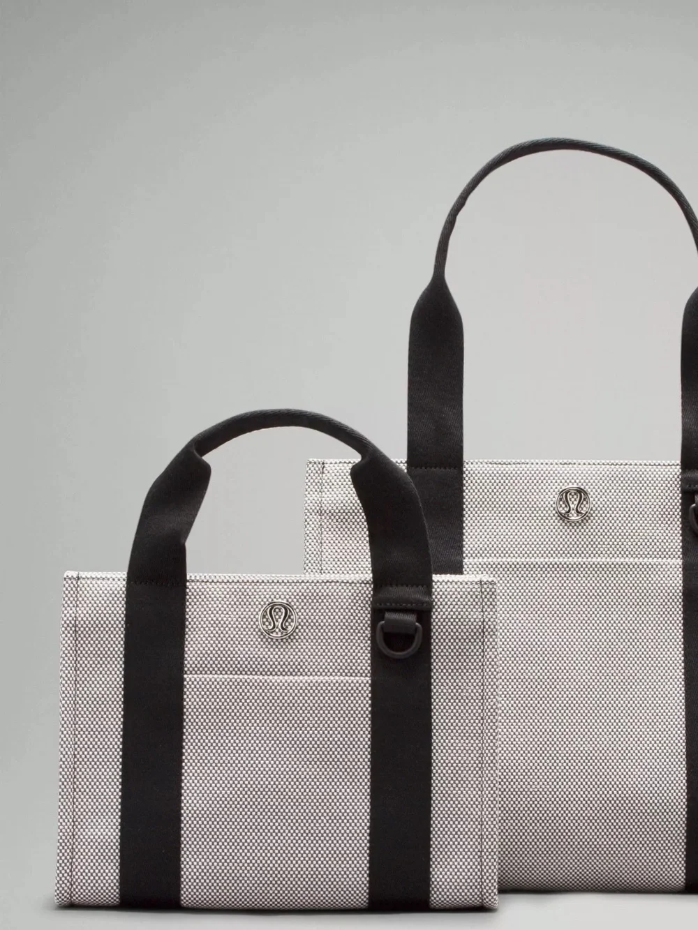 Lululemon athletics Mini Two-Tone Tote in Ivory and Black. NWT. - Picture 2 of 4